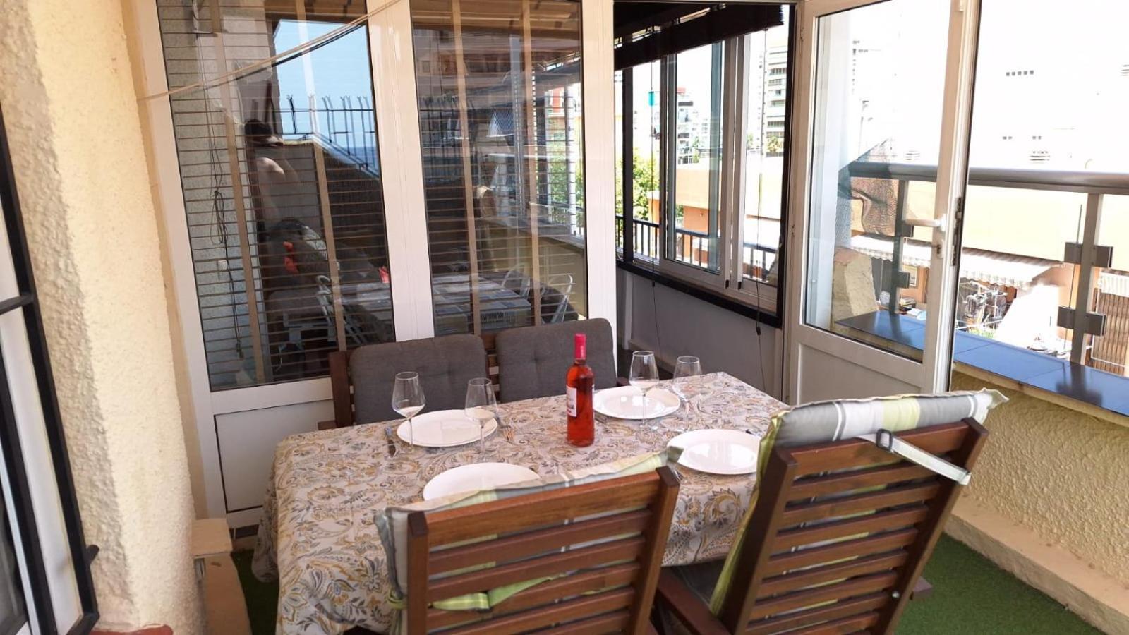 Atico Centrico, 50M De La Playa, Vista Al Mar, Wifi Fibra, Gran Terraza Apartman Calpe Kültér fotó
