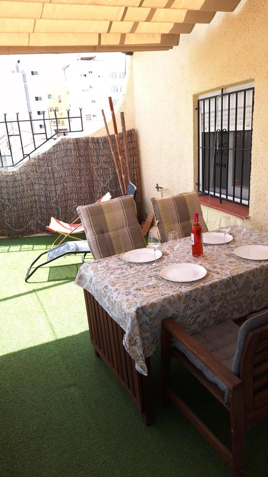 Atico Centrico, 50M De La Playa, Vista Al Mar, Wifi Fibra, Gran Terraza Apartman Calpe Kültér fotó